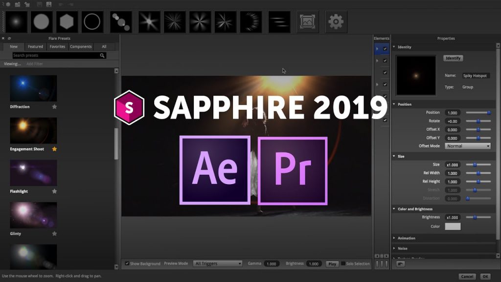 sapphire plug in after effects